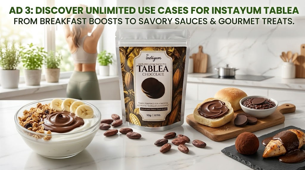 Instayum Artisanal Tablea Chocolate (50g) – 100% Pure & Smooth Cacao Round Discs