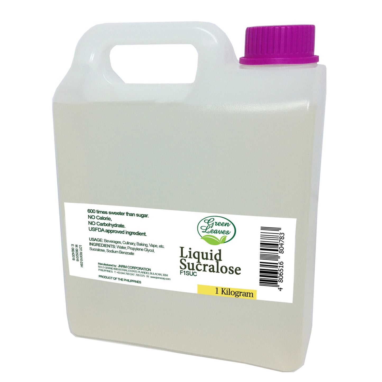 Édulcorant liquide concentré sans calories Green Leaves