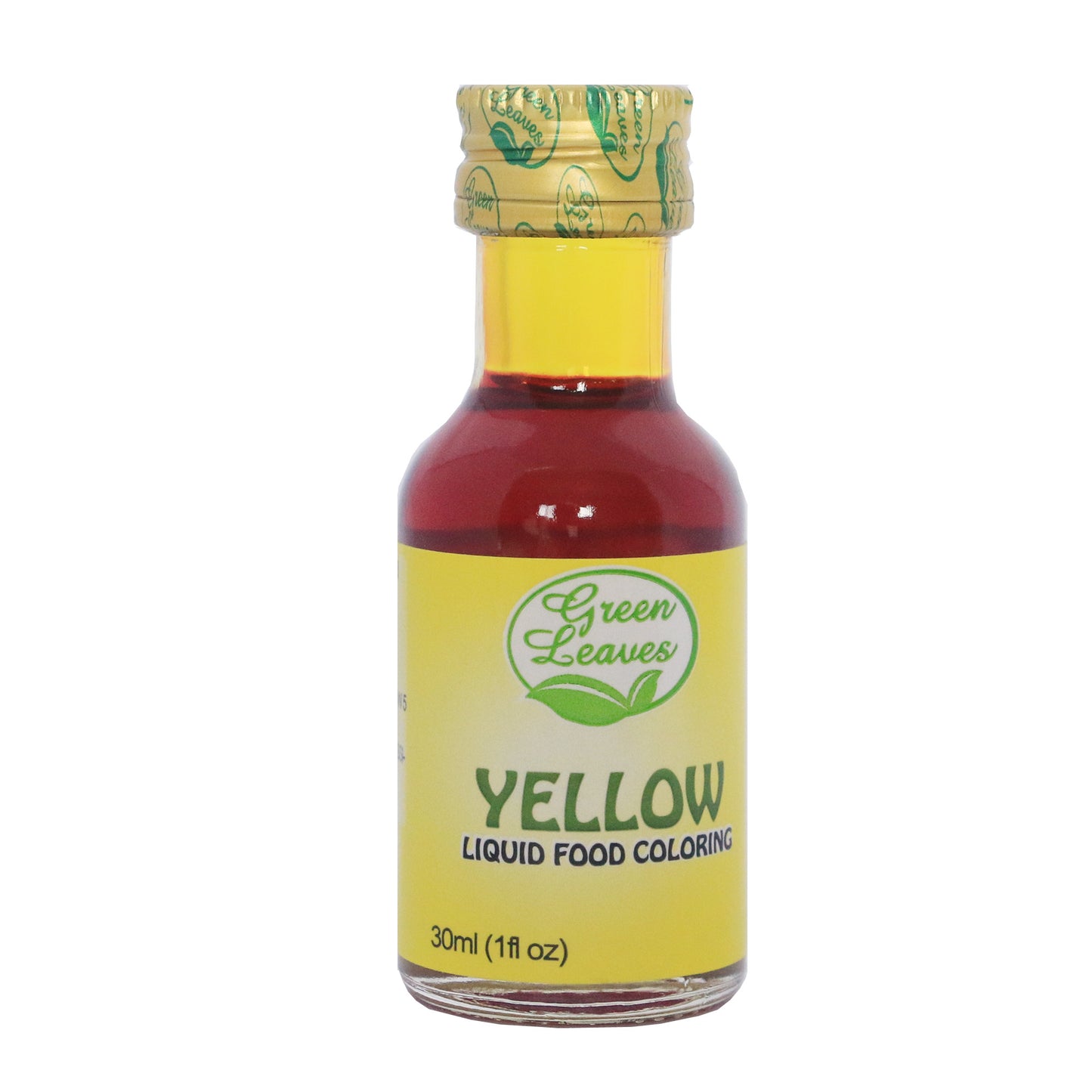 Feuilles vertes Colorant alimentaire liquide jaune