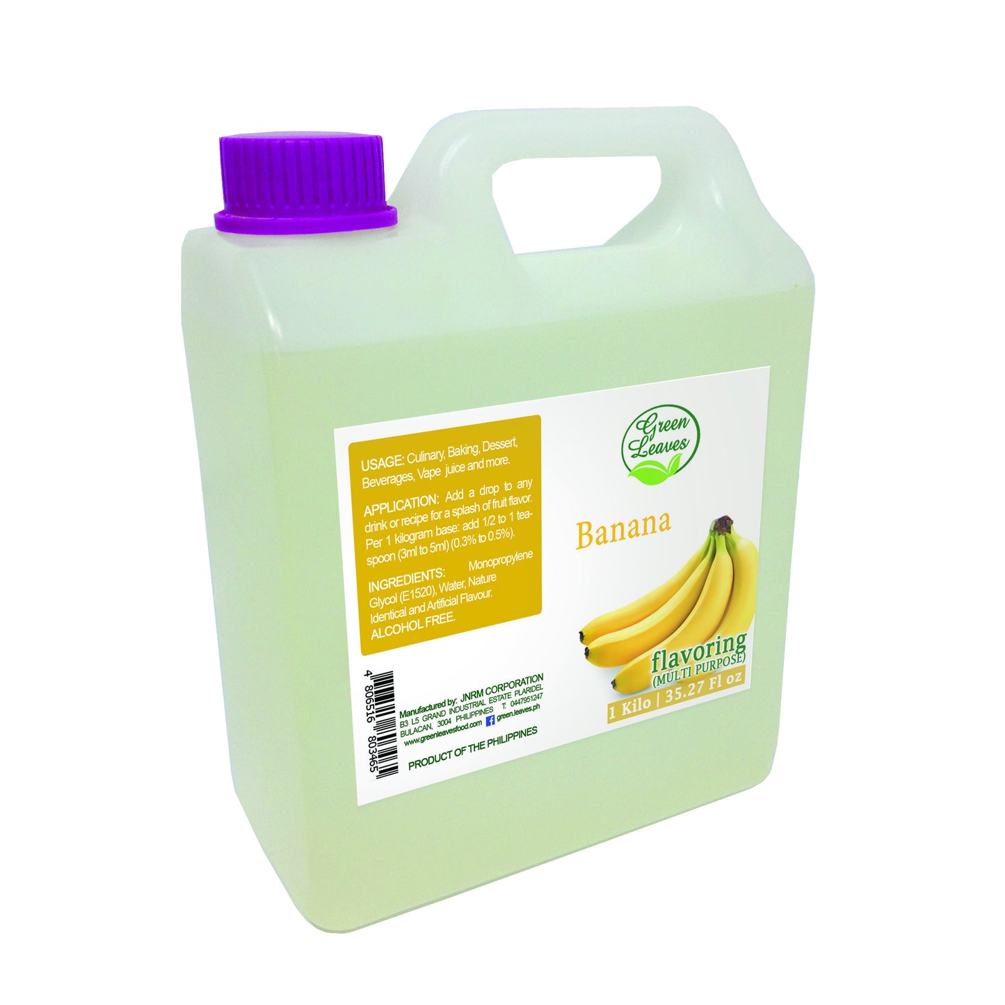 Essence aromatique multi-usages concentrée de banane à feuilles vertes