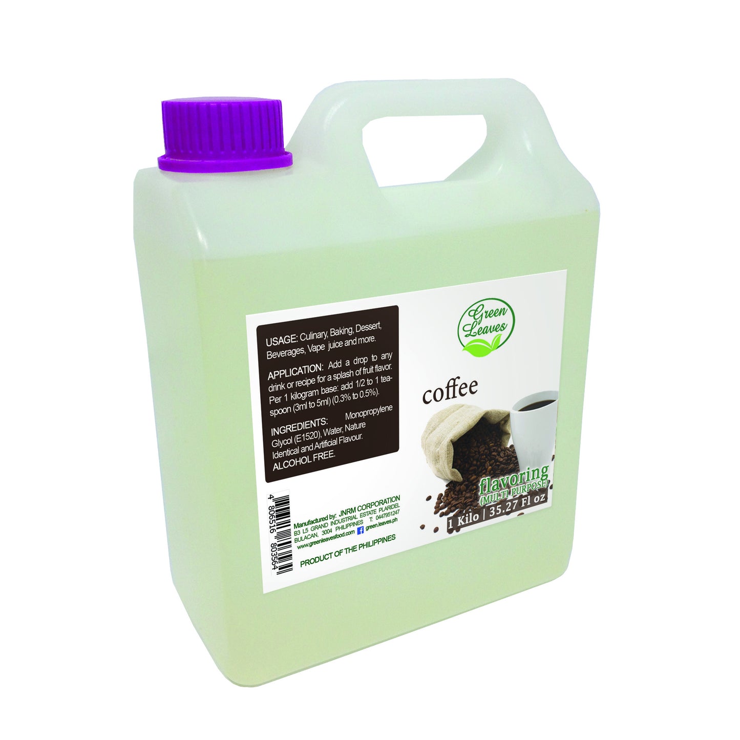 خلاصة نكهة القهوة المركزة متعددة الأغراض من جرين ليفز