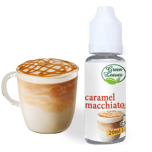 Essence aromatique multi-usages concentrée de caramel macchiato aux feuilles vertes