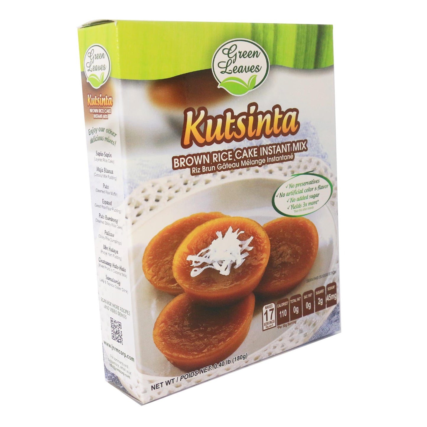 كعكة جوز الهند والأرز البني والأوراق الخضراء - حلوى فورية - كوتسينتا