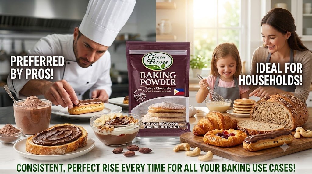 Green Leaves Double-Acting Aluminum-Free Baking Powder – 37 g