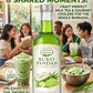 Green Leaves Buko Pandan Flavored Syrup 750ml (25.36 oz)| Premium Tropical Flavoring Syrup