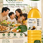 Instayum CocoLite Pure Coconut Cooking Oil | 100% Pure Coconut Oil | Light & Clean Taste | 1 Liter