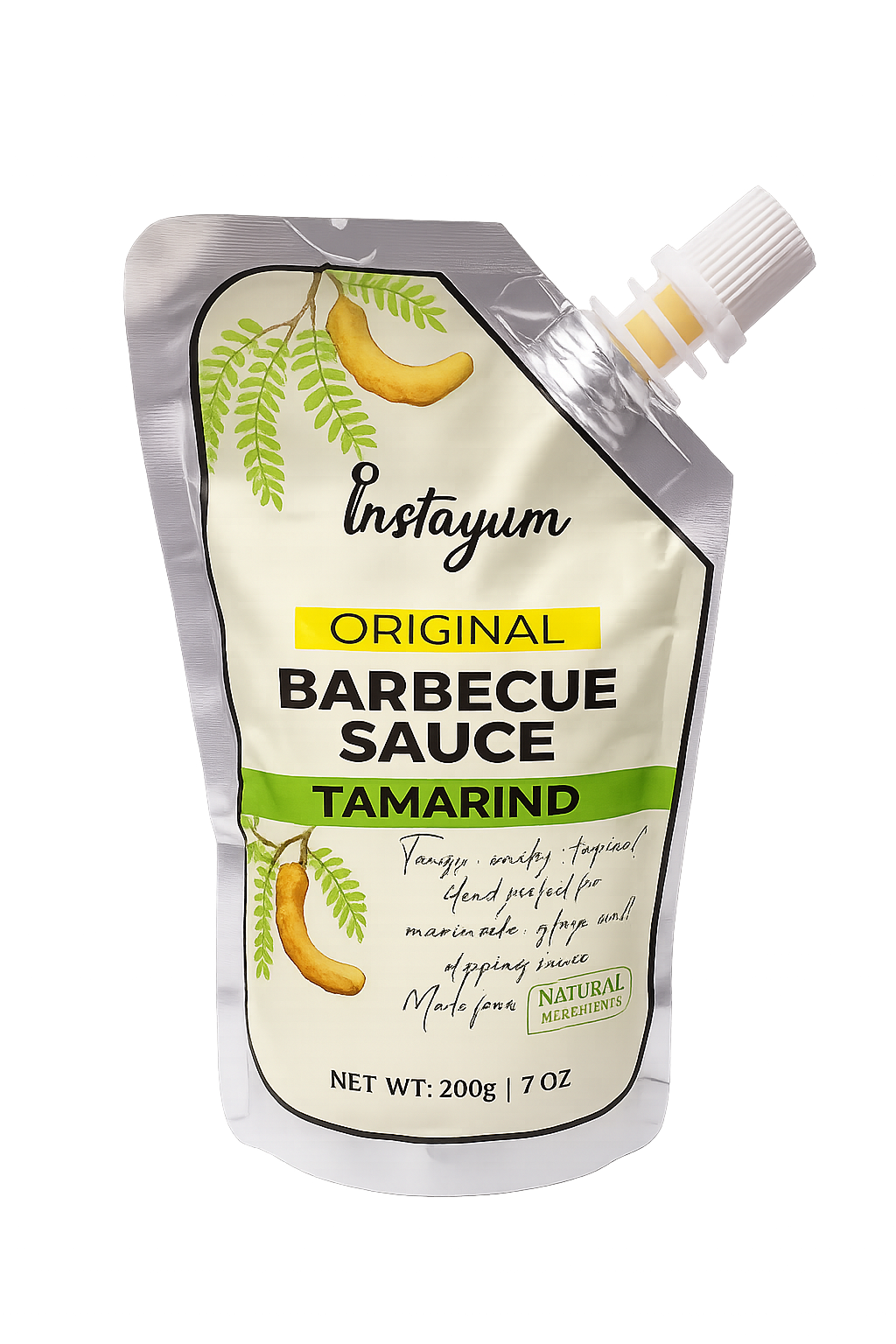 Instayum Original Tamarind Barbecue Sauce – Natural BBQ Marinade, Glaze & Dipping Sauce | 200g