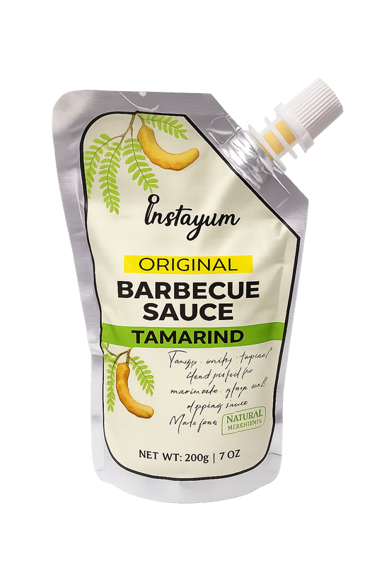 Instayum Original Tamarind Barbecue Sauce – Natural BBQ Marinade, Glaze & Dipping Sauce | 200g