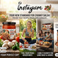 Instayum Original Tomato & Mushroom Salsa (15.5 oz / 440g) – Chunky & Flavorful Veggie Dip