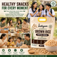 Instayum Organic Brown Rice Puffed Cereal 300g | Gluten-Free, Plant-Based Healthy Breakfast & Snack