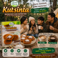 Green Leaves Brown Rice Coconut Cake Instant Dessert- Kutsinta