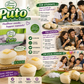 Green Leaves Rice and Coconut Instant Dessert- Puto (Gluten-free Steamed Rice Muffin)