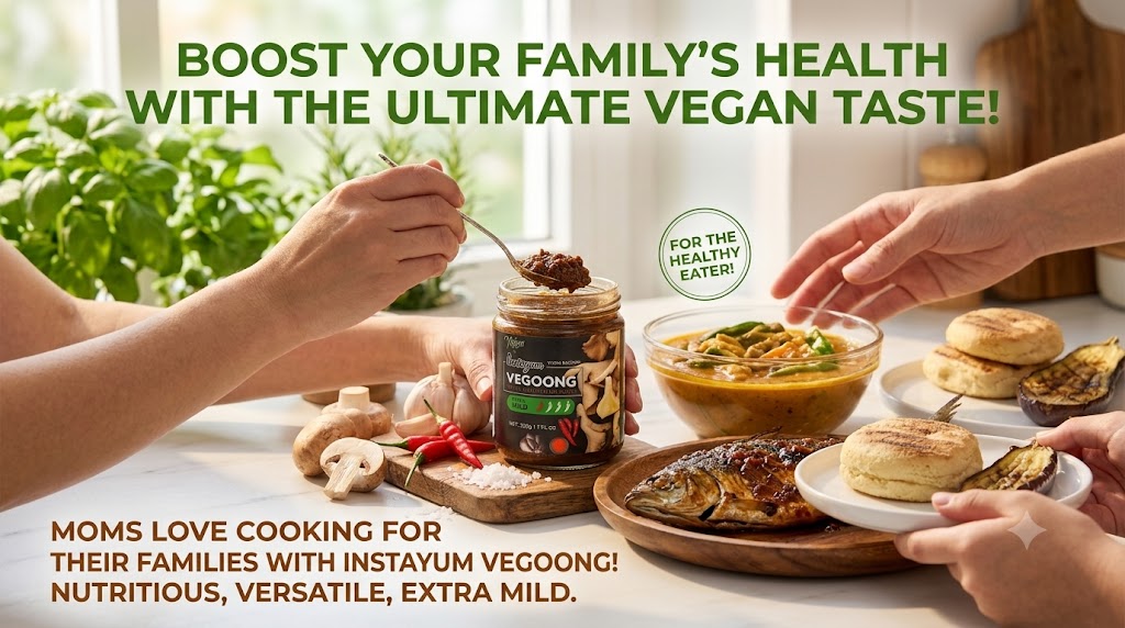 Instayum Vegoong Vegan Veggie Bagoong with Mushroom Paste (200g / 7 fl oz) – Extra Mild
