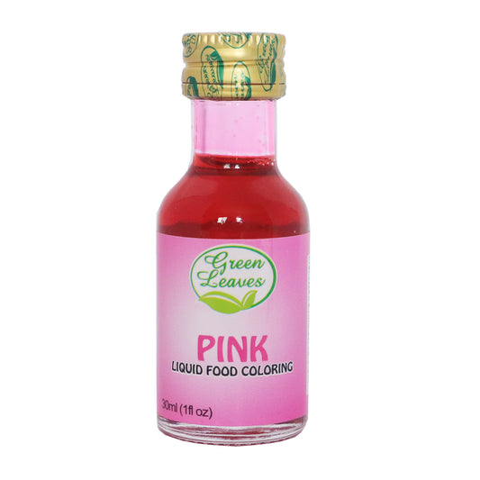 Green Leaves Pink Food Color