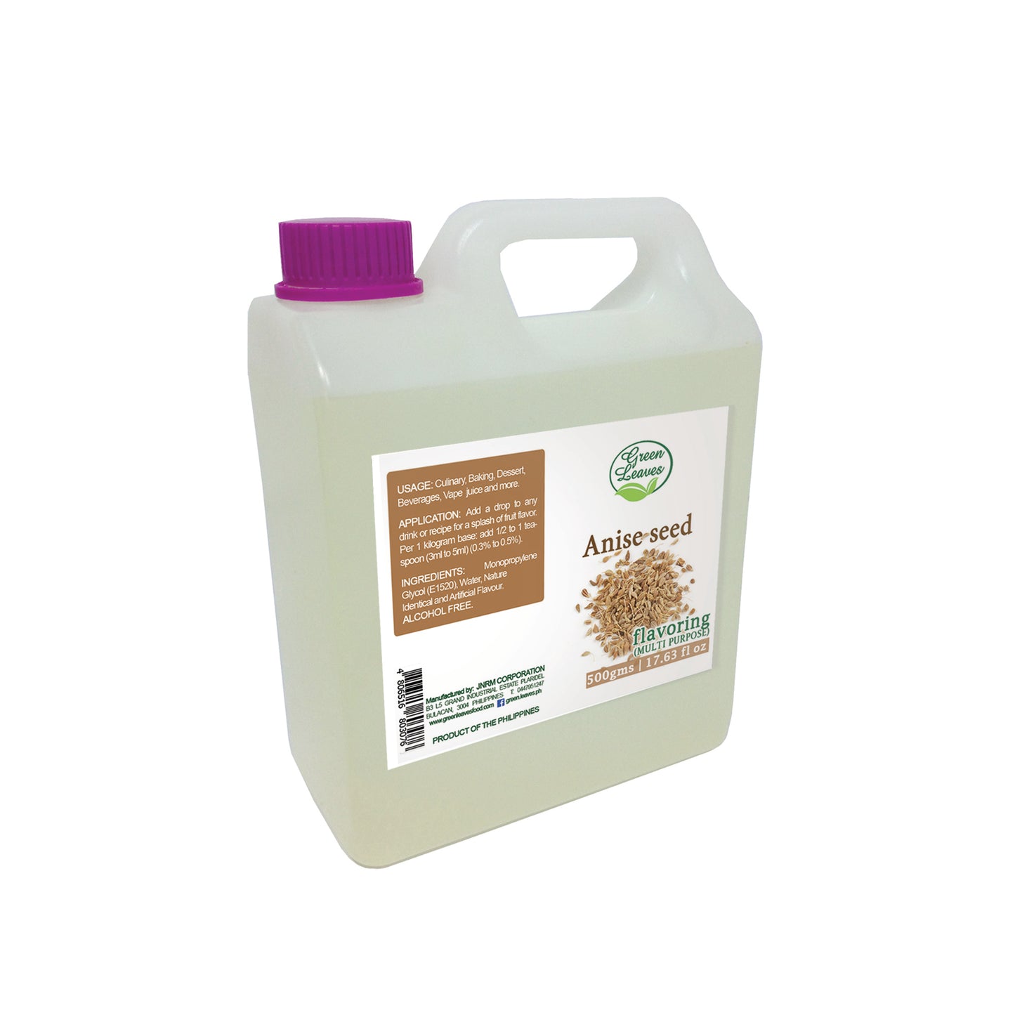 Green Leaves Concentrated Anise Multi-purpose Flavor Essence 30ml - 1Gallon