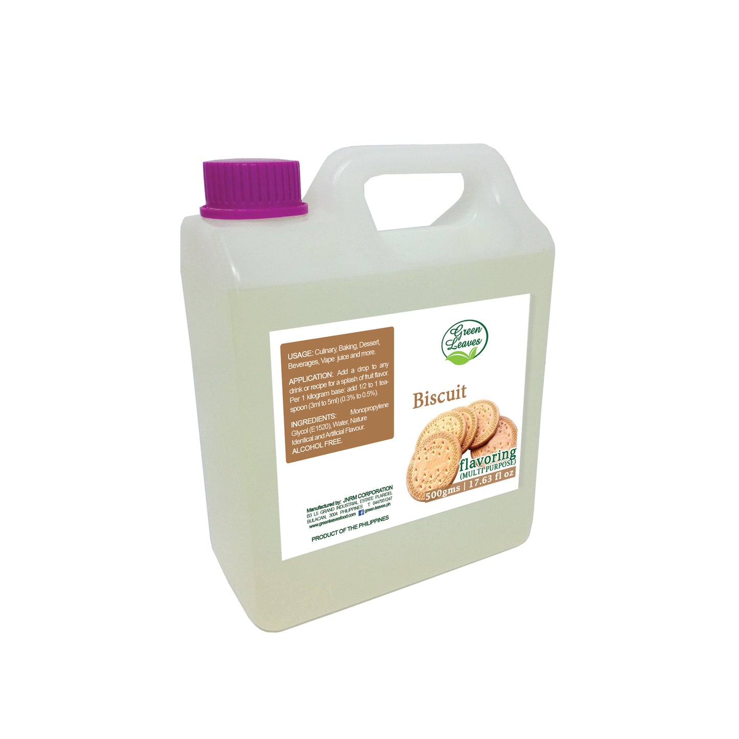 Green Leaves Concentrated Marie Biscuit Multi-purpose Flavor Essence 30ML - 1Gallon