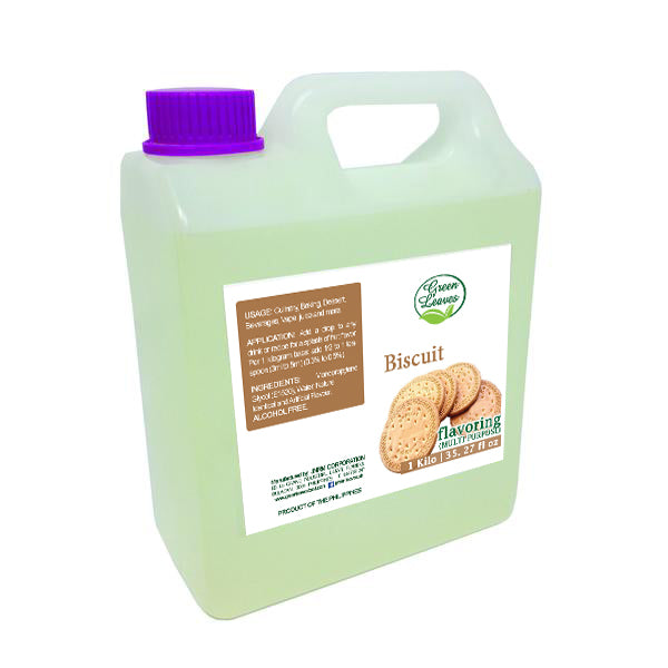 Green Leaves Concentrated Marie Biscuit Multi-purpose Flavor Essence 30ML - 1Gallon