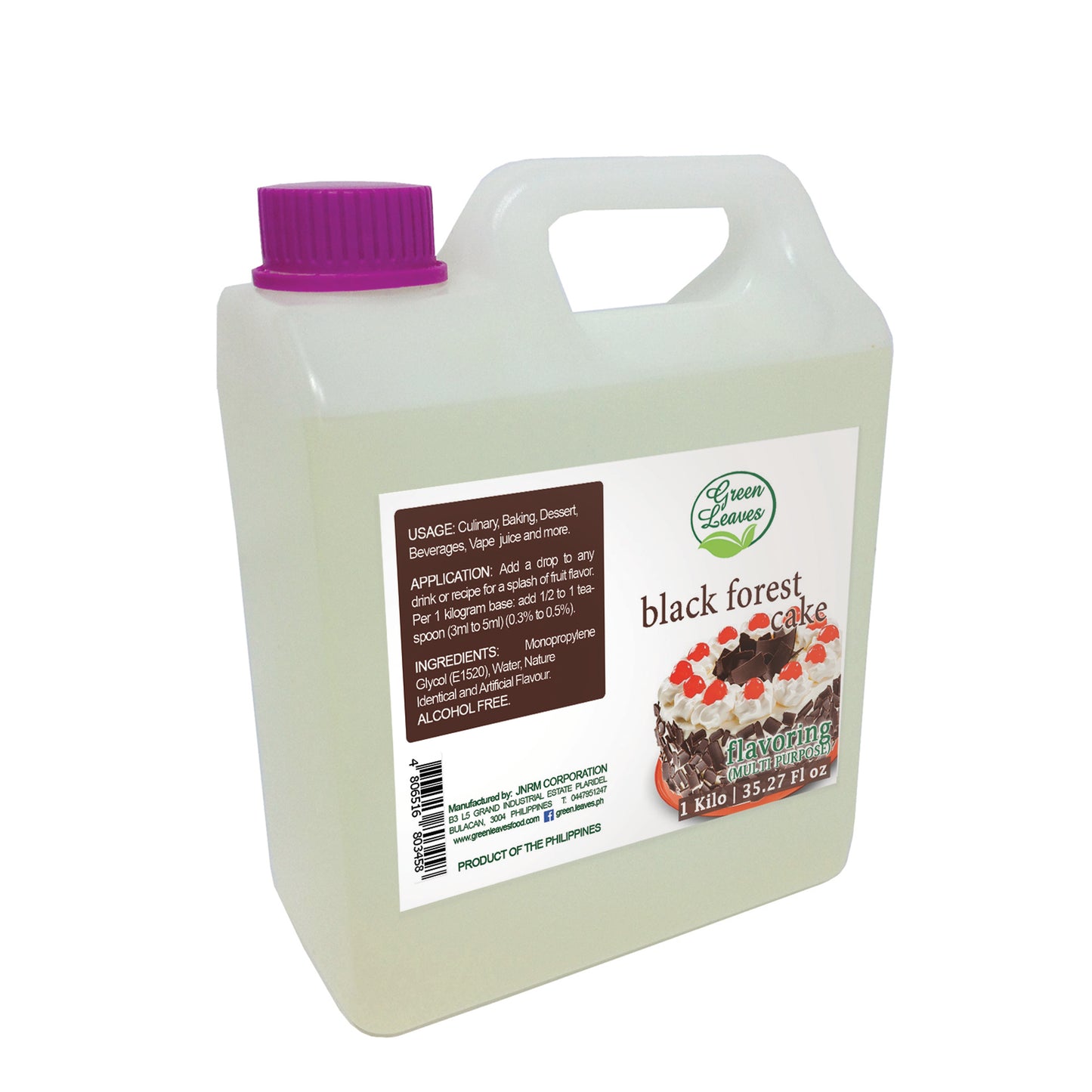 Green Leaves Concentrated Black Forest Multi-purpose Flavor Essence 30ML - 1Gallon