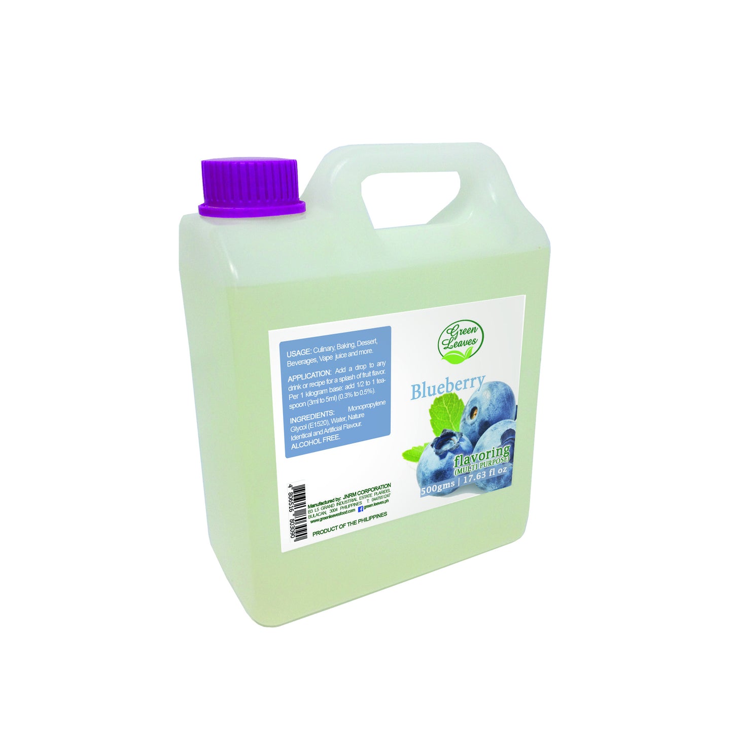 Green Leaves Concentrated Blueberry Multi-purpose Flavor Essence 30ML - 1Gallon