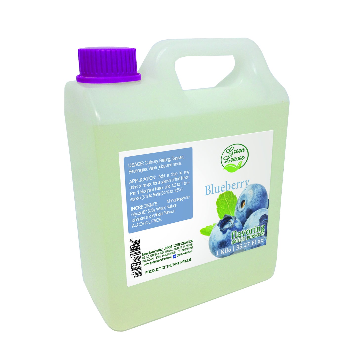 Green Leaves Concentrated Blueberry Multi-purpose Flavor Essence 30ML - 1Gallon