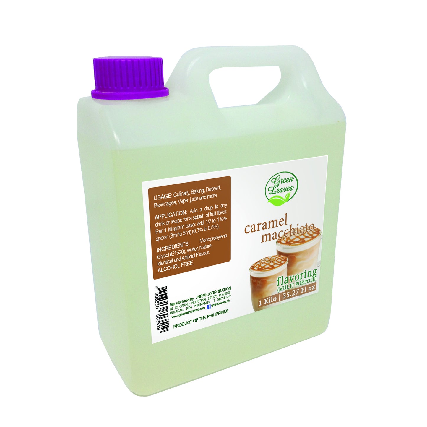 Green Leaves Concentrated Caramel Macchiato Multi-purpose Flavor Essence 30ML - 1Gallon