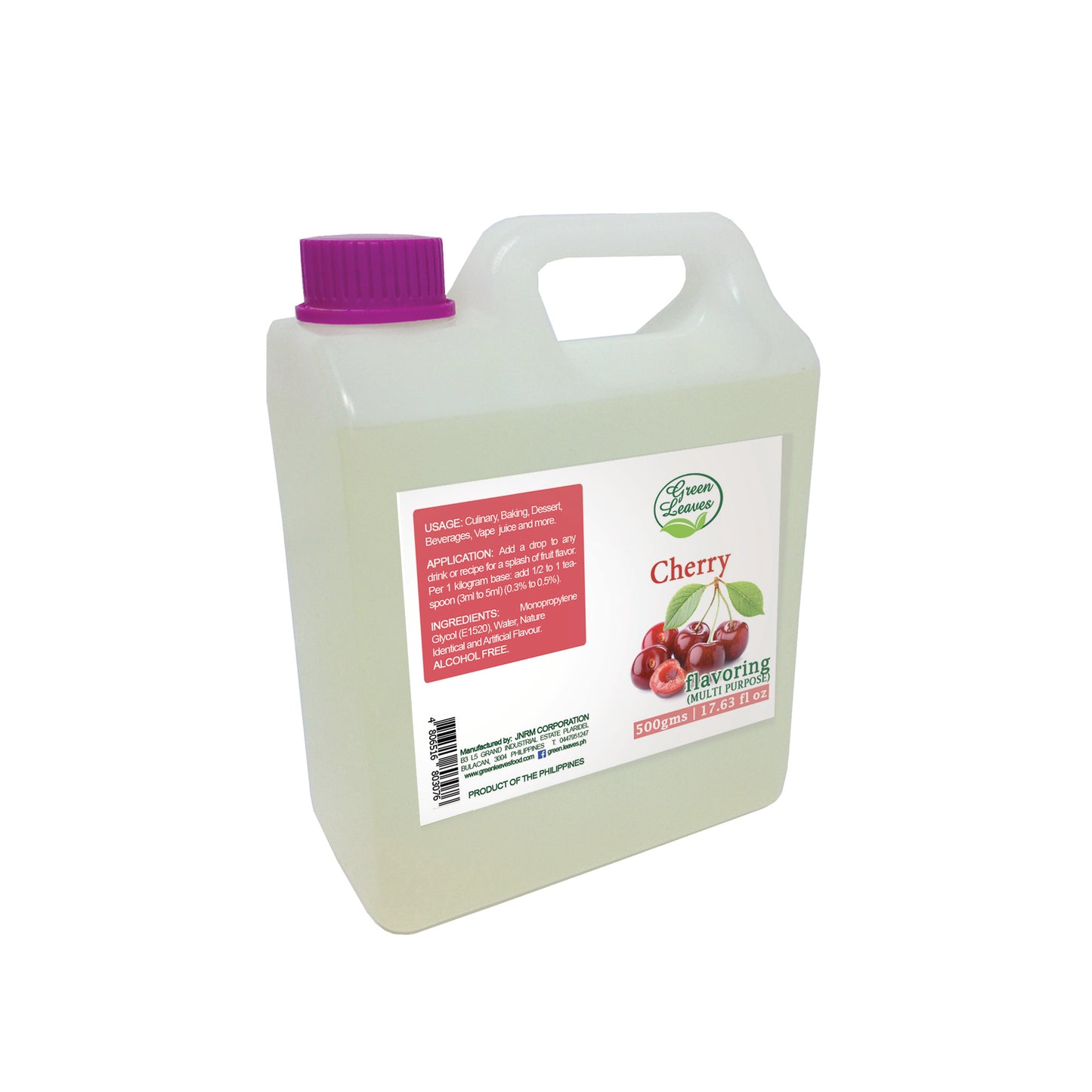 Green Leaves Concentrated Cherry Multi-purpose Flavor Essence 30ML - 1Gallon