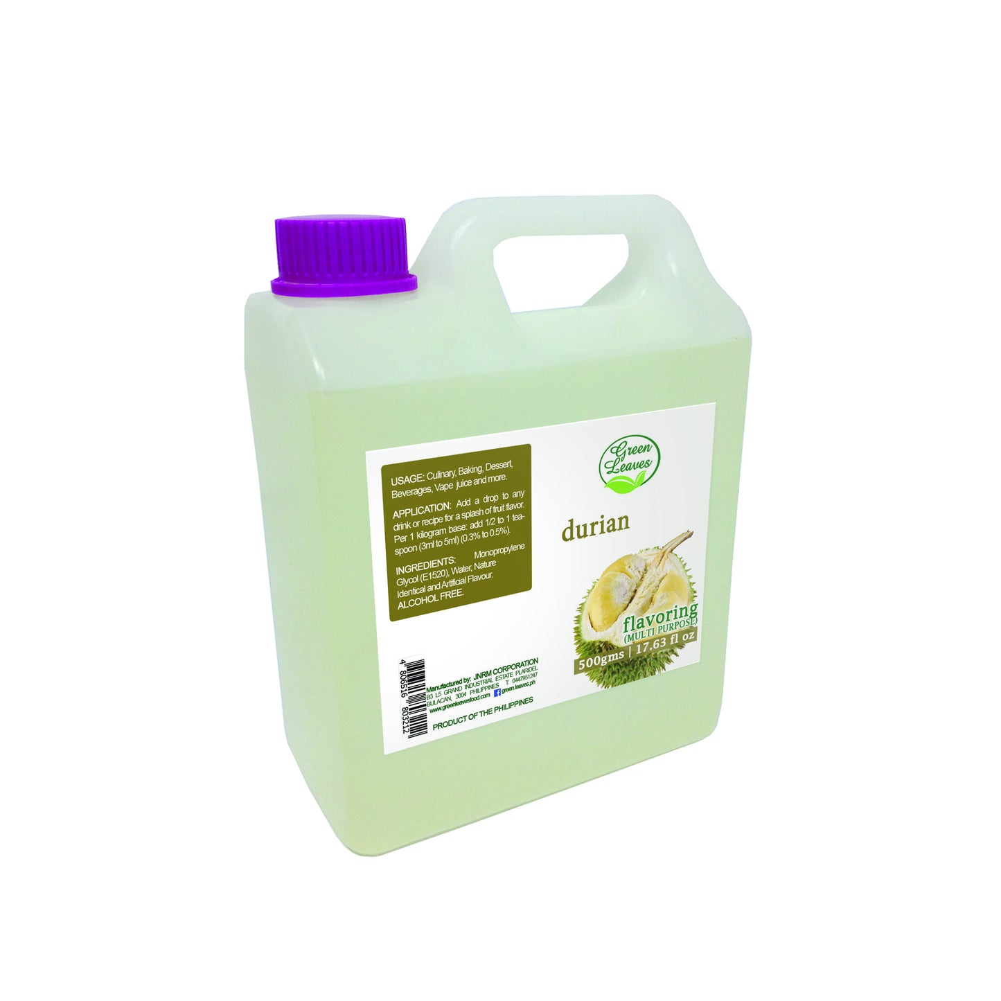 Green Leaves Concentrated Durian Multi-purpose Flavor Essence 30ML - 1Gallon