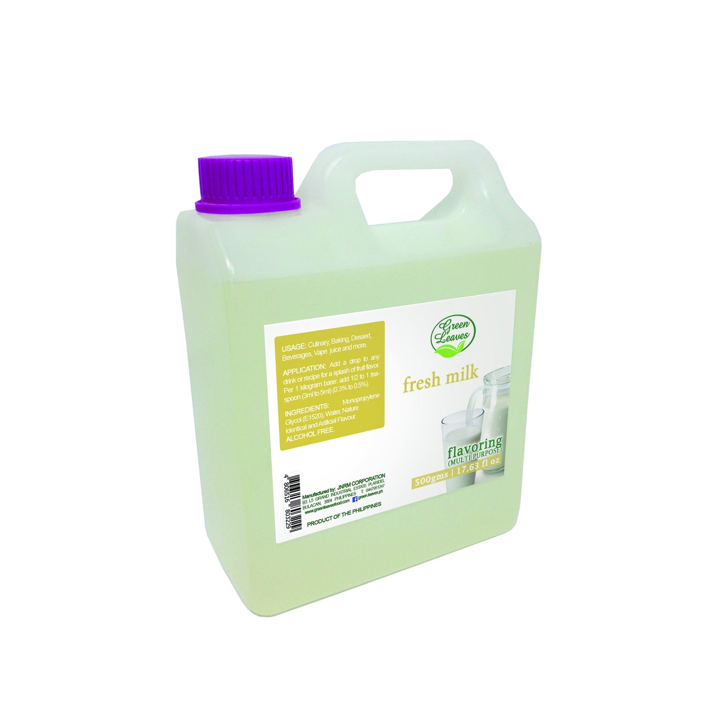 Green Leaves Concentrated Fresh Milk Multi-purpose Flavor Essence 30ML - 1Gallon