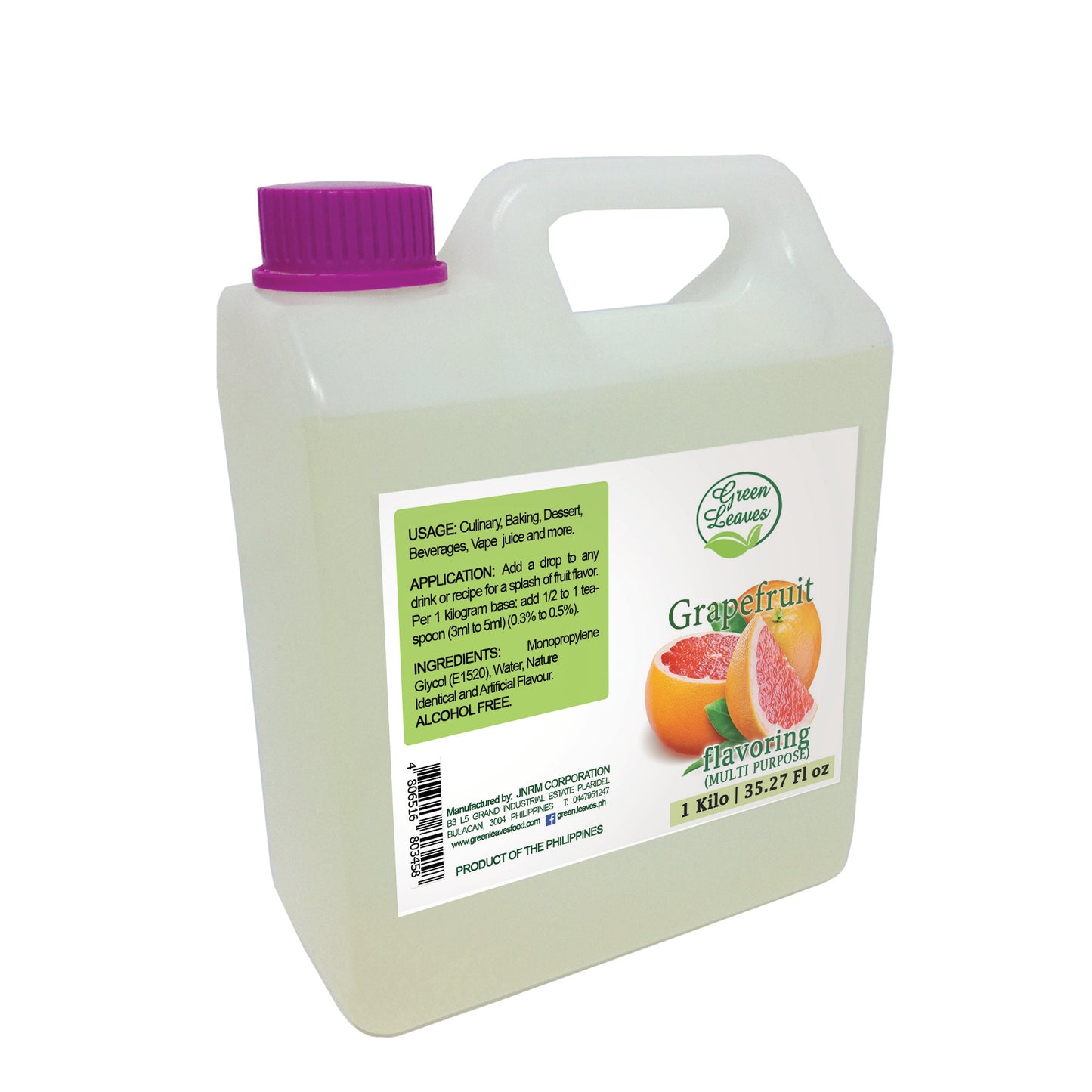 Green Leaves Concentrated Grapefruit Multi-purpose Flavor Essence 30ML - 1Gallon