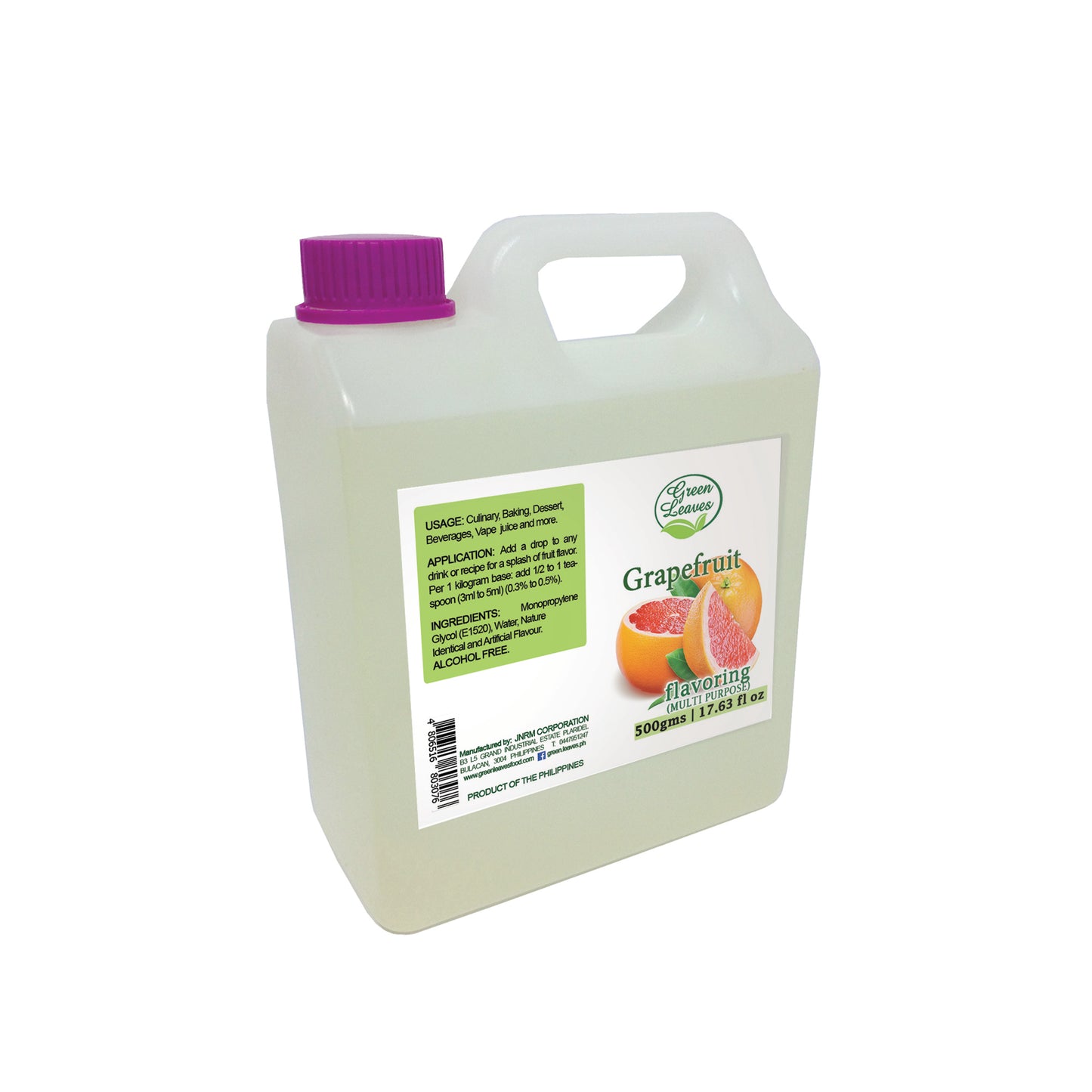 Green Leaves Concentrated Grapefruit Multi-purpose Flavor Essence 30ML - 1Gallon