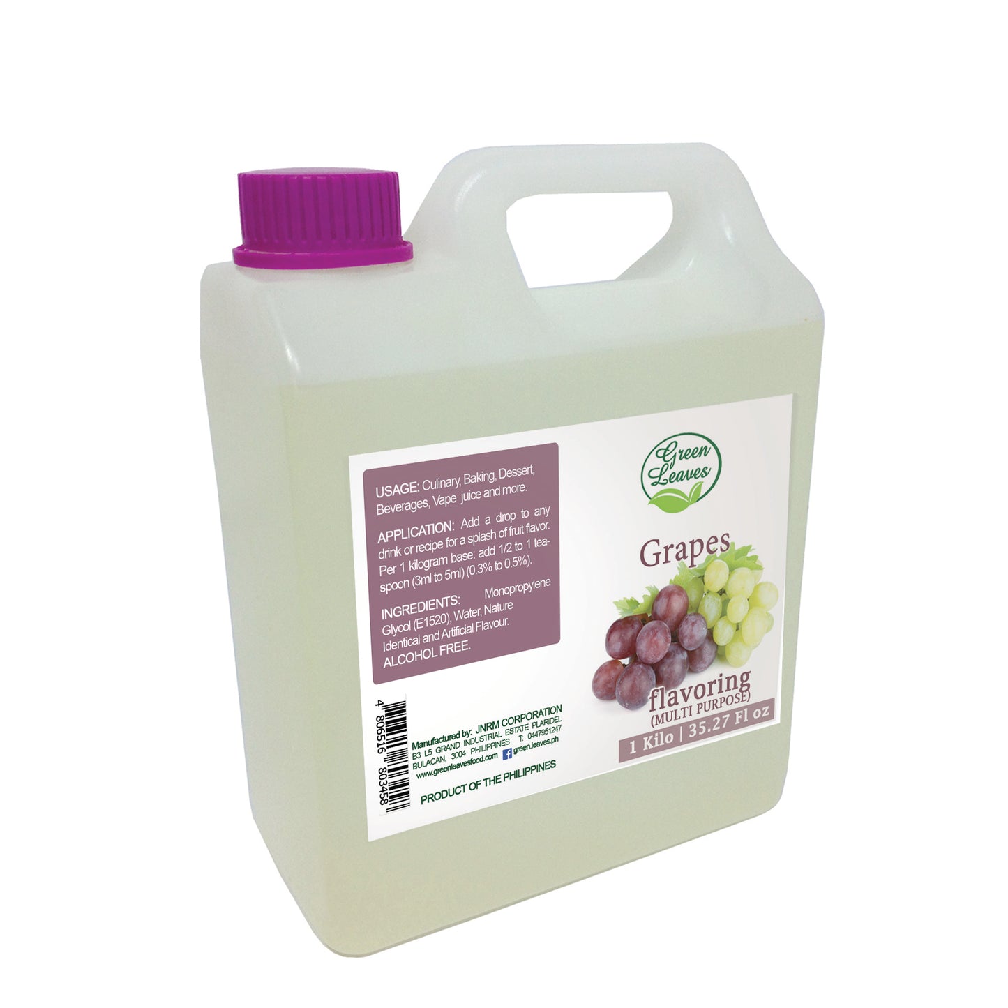 Green Leaves Concentrated Grapes Multi-purpose Flavor Essence 30ML - 1Gallon