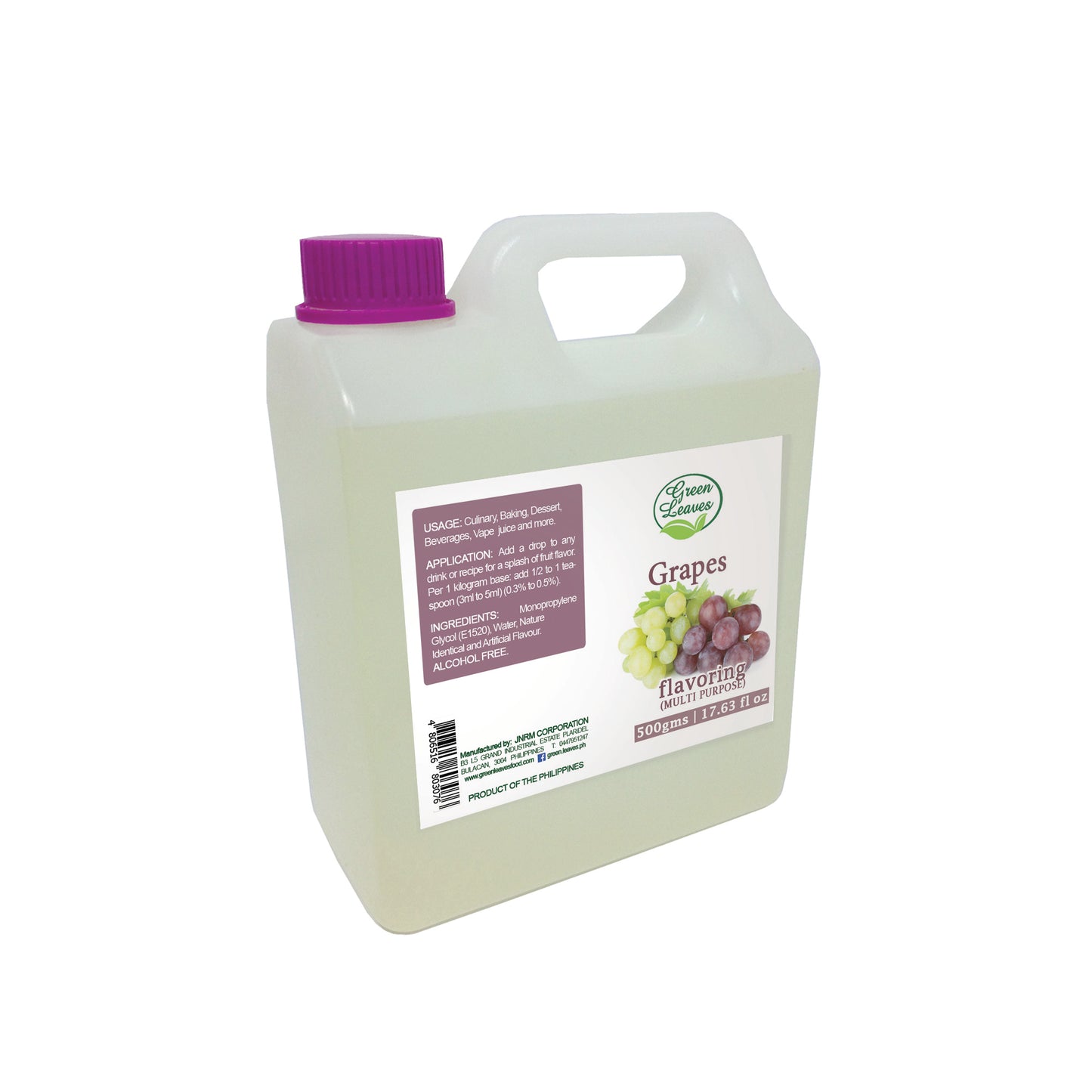 Green Leaves Concentrated Grapes Multi-purpose Flavor Essence 30ML - 1Gallon