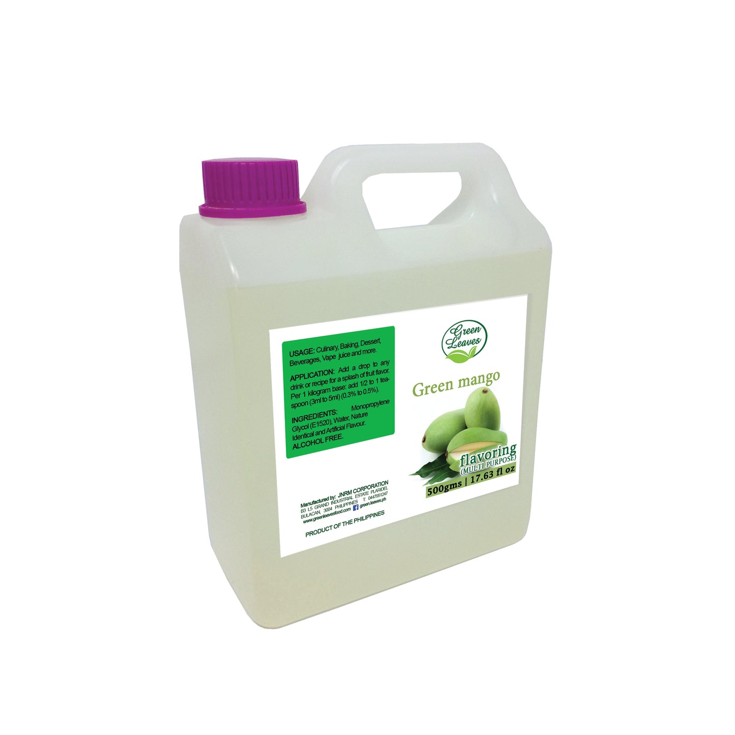 Green Leaves Concentrated Green Mango Multi-purpose Flavor Essence 30ML - 1Gallon