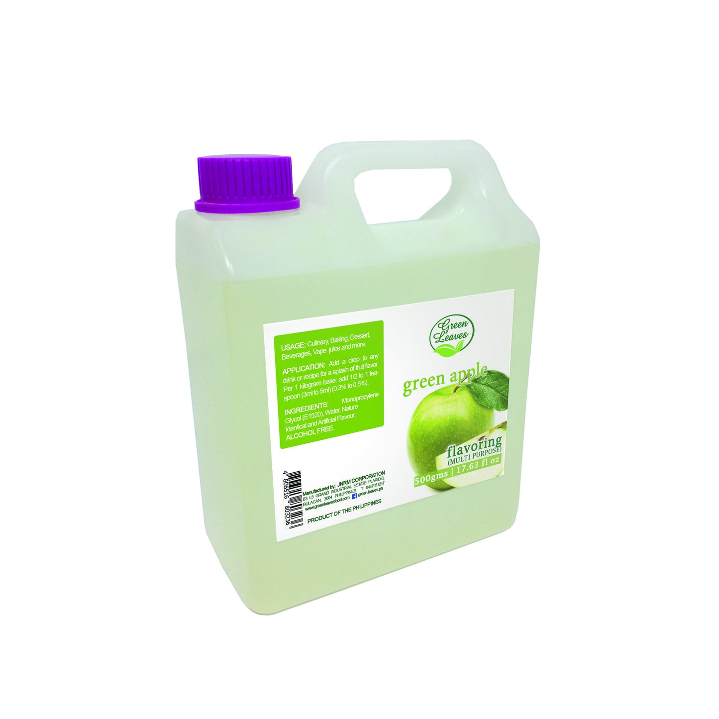 Green Leaves Concentrated Green Apple Multi-purpose Flavor Essence 30ML - 1Gallon