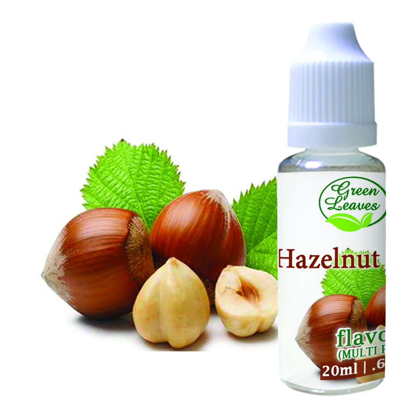 Green Leaves Concentrated Hazelnut Multi-purpose Flavor Essence 30ML - 1Gallon