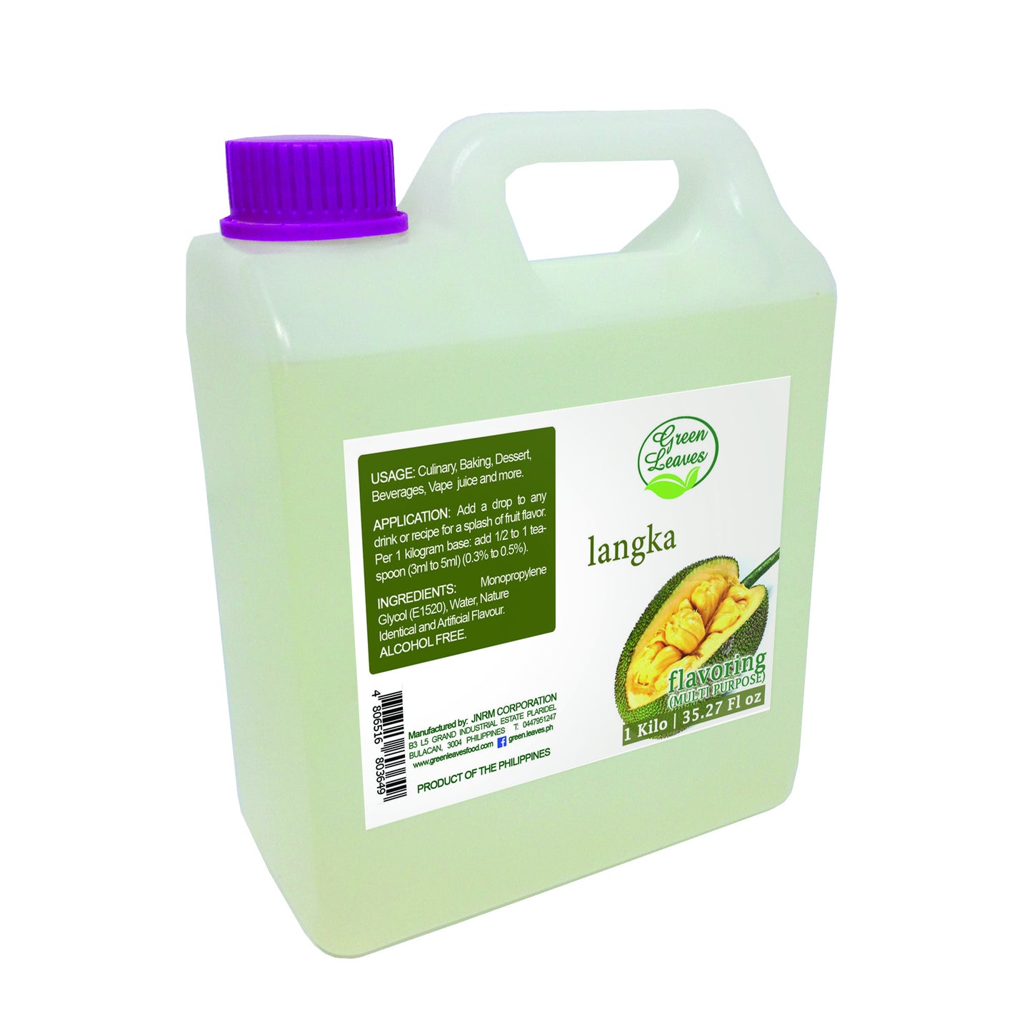 Green Leaves Concentrated Langka Multi-purpose Flavor Essence 30ML - 1Gallon