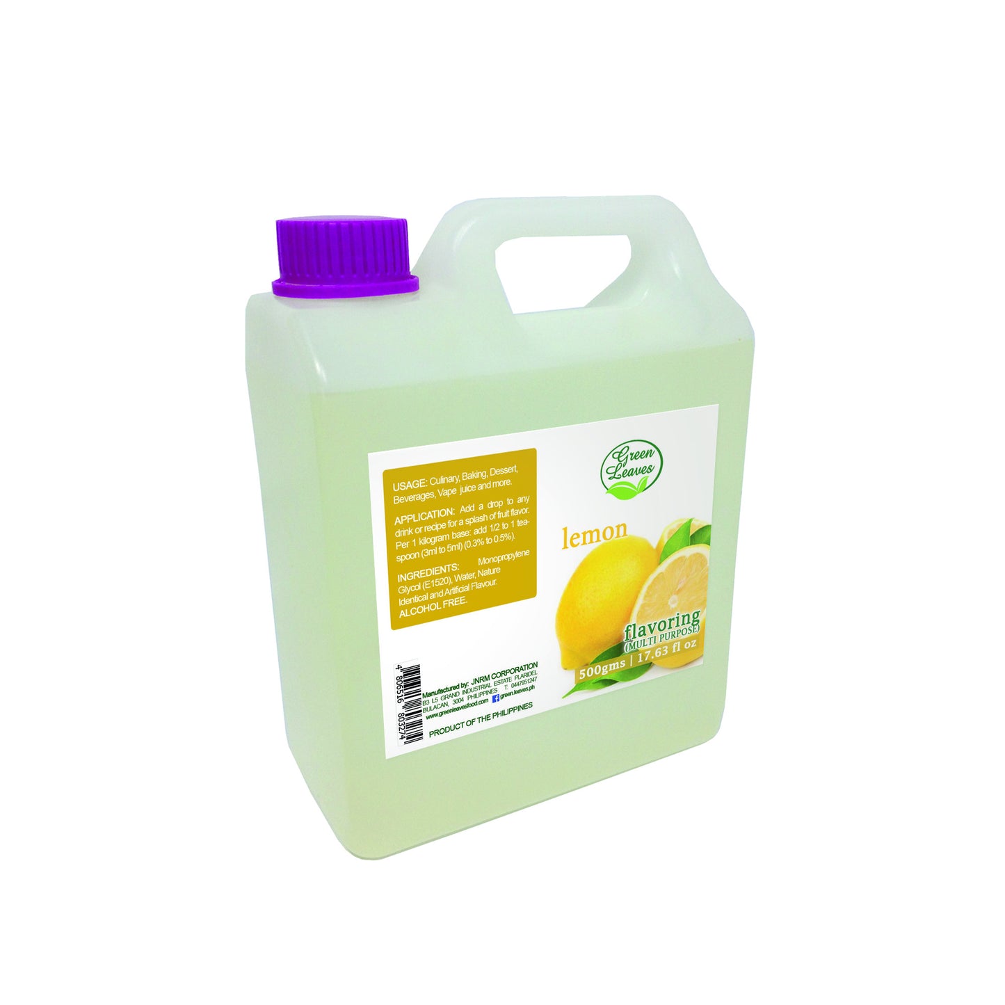 Green Leaves Concentrated Lemon Multi-purpose Flavor Essence 30ML - 1Gallon