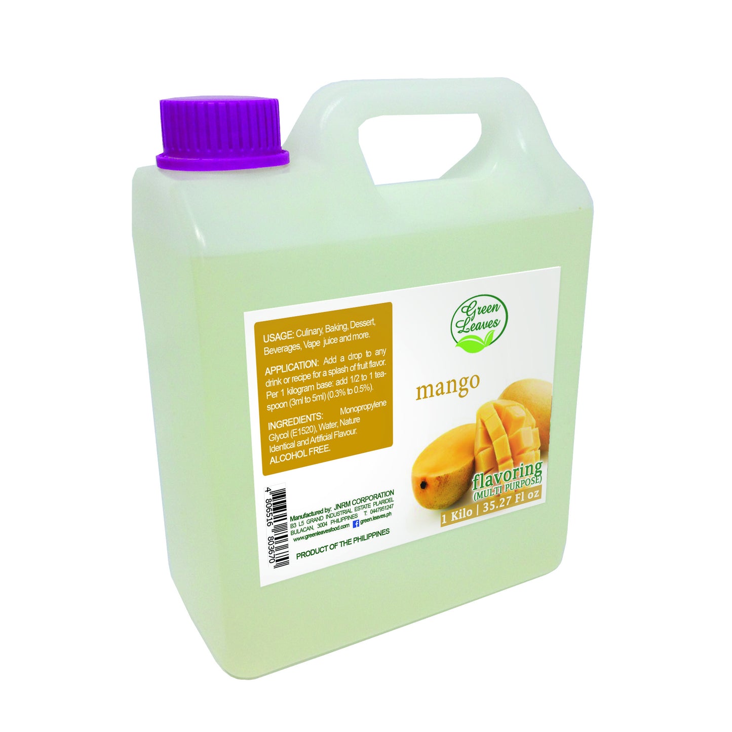 Green Leaves Concentrated Mango Multi-purpose Flavor Essence 30ml - 1 Gallon