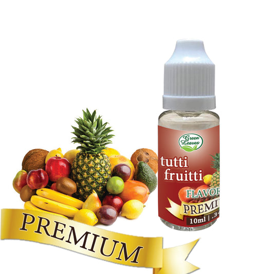 Premium Green Leaves Tutti Fruitti Flavor