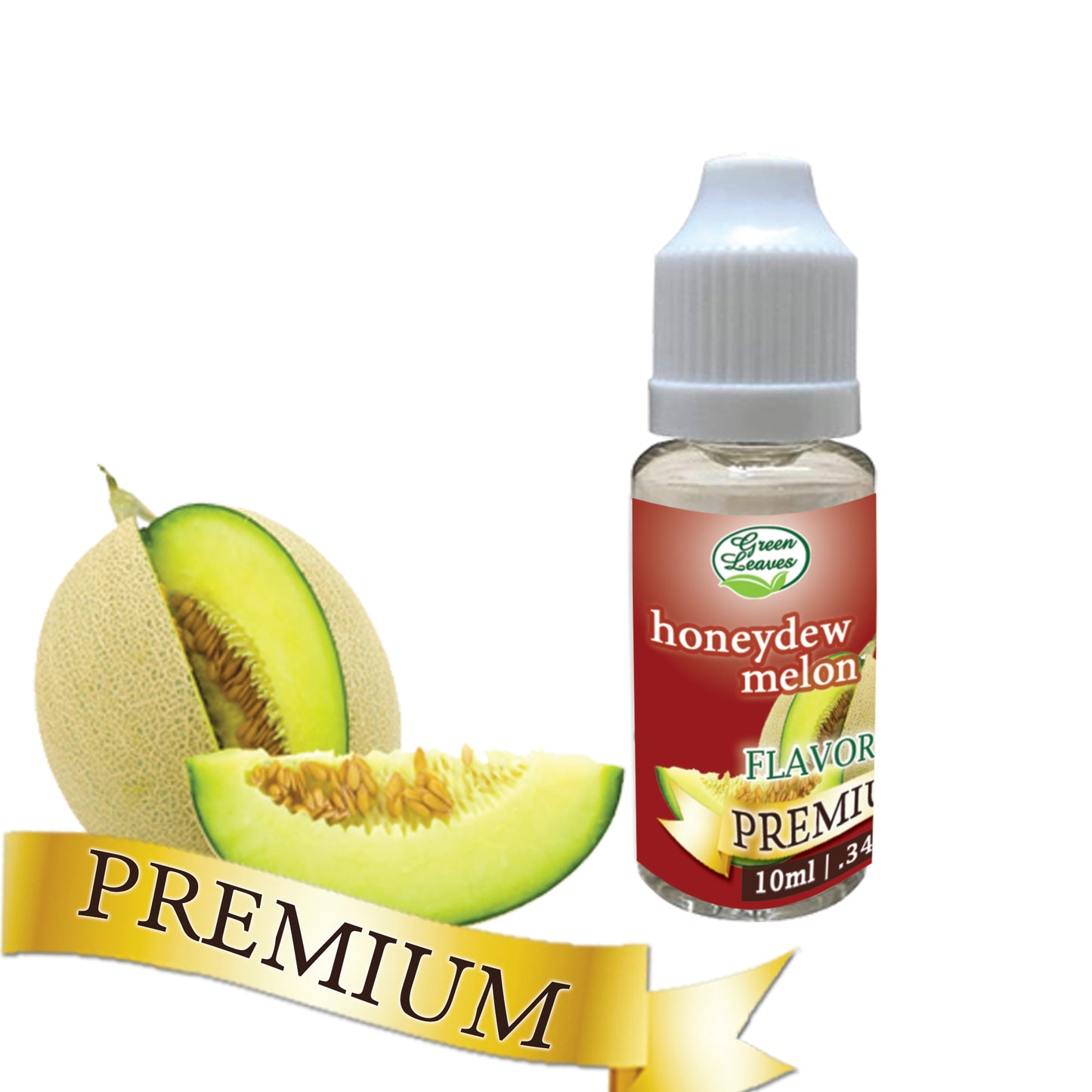 Premium Green Leaves Honeydew Melon Flavor