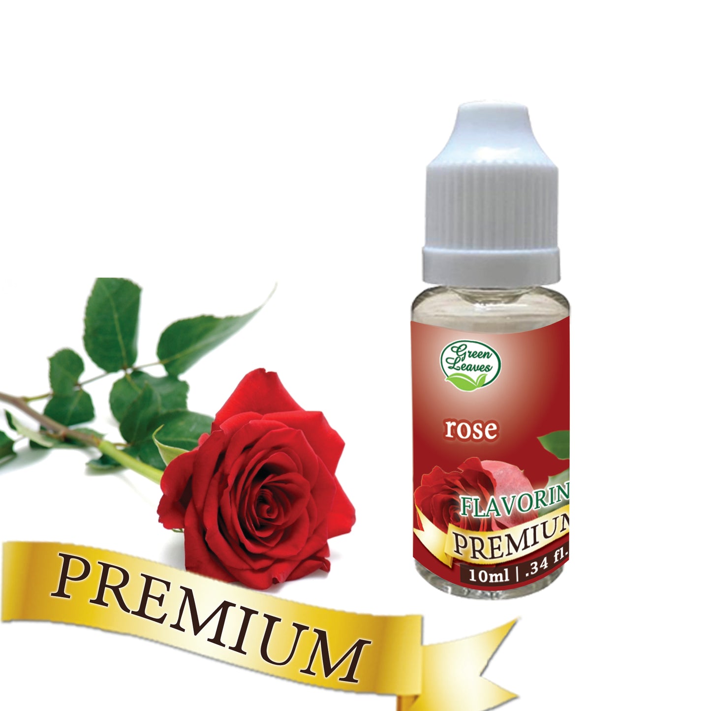 Premium Green Leaves Rose Flavor