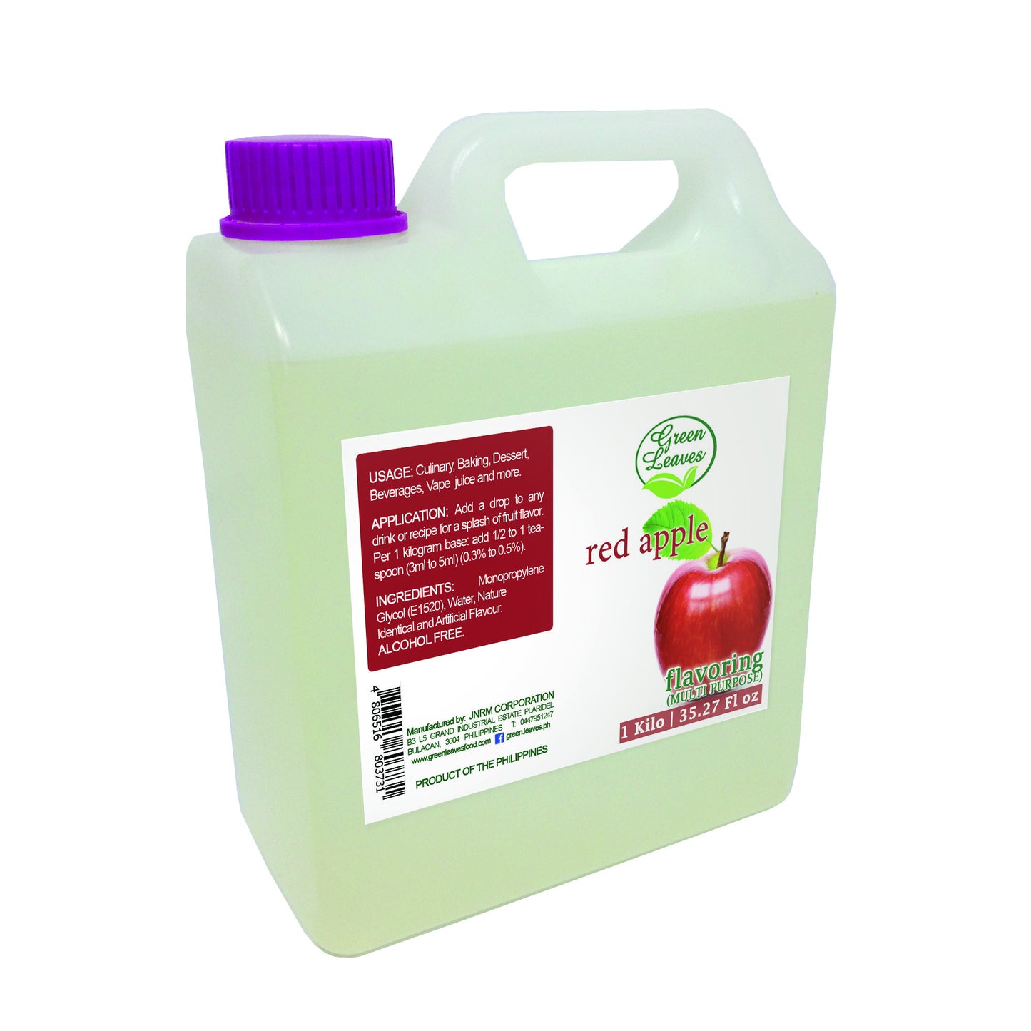 Green Leaves Concentrated Red Apple Multi-purpose Flavor Essence