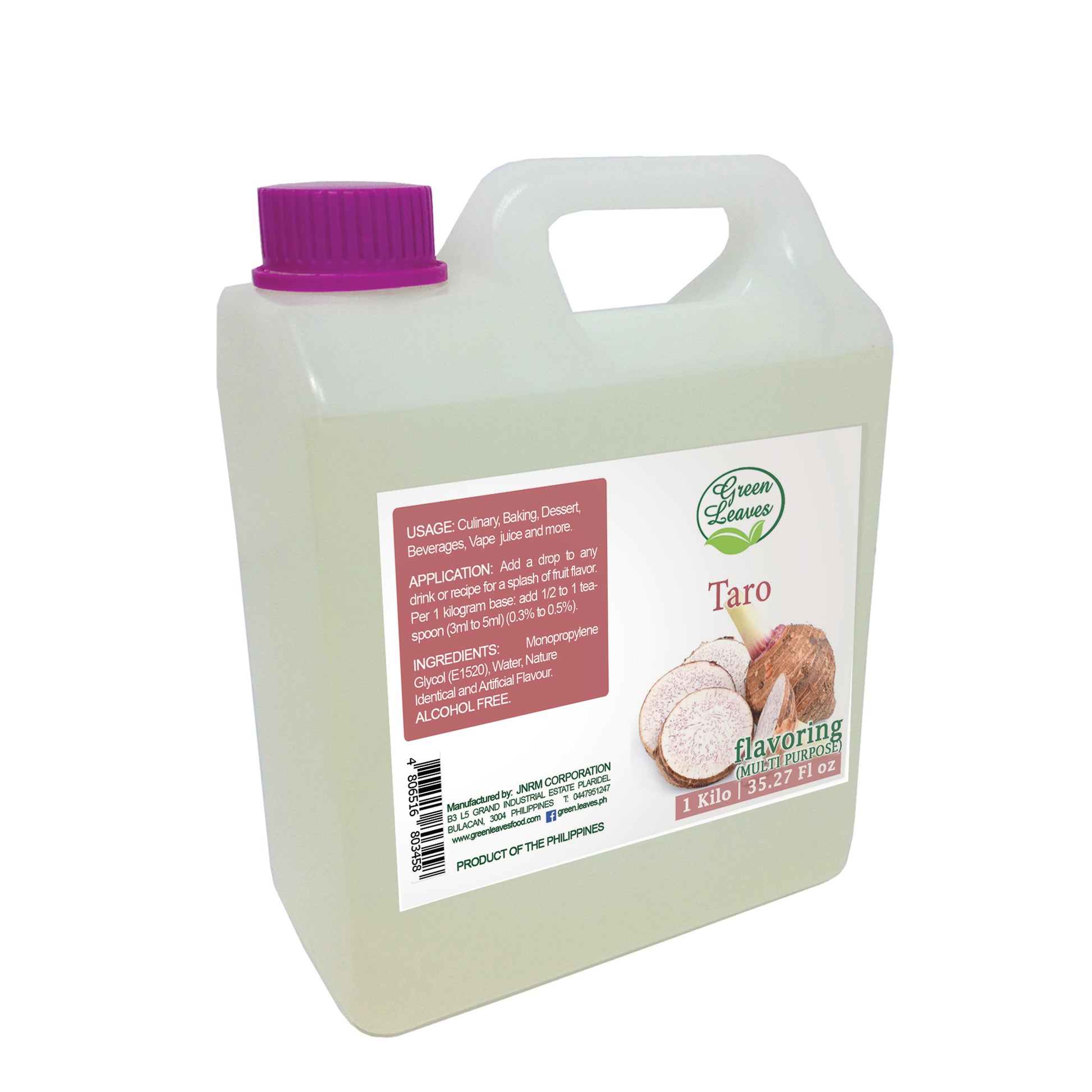 Green Leaves Concentrated Taro Multi-purpose Flavor Essence JNRM Corporation Green Leaves Concentrated Taro Multi-purpose Flavor Essence JNRM Corporation